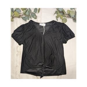 Zahara Polka Dot Tie T-shirt Top